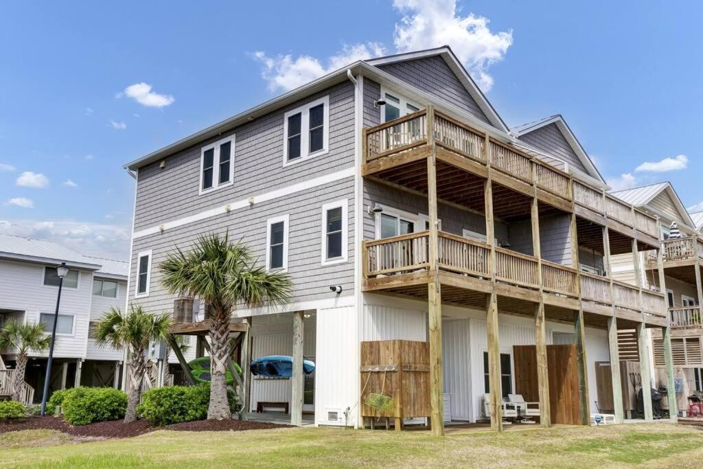 Waterfront*Steps To Beach*Boat Launch*Kayaks*Pools Villa Topsail Beach Exterior photo