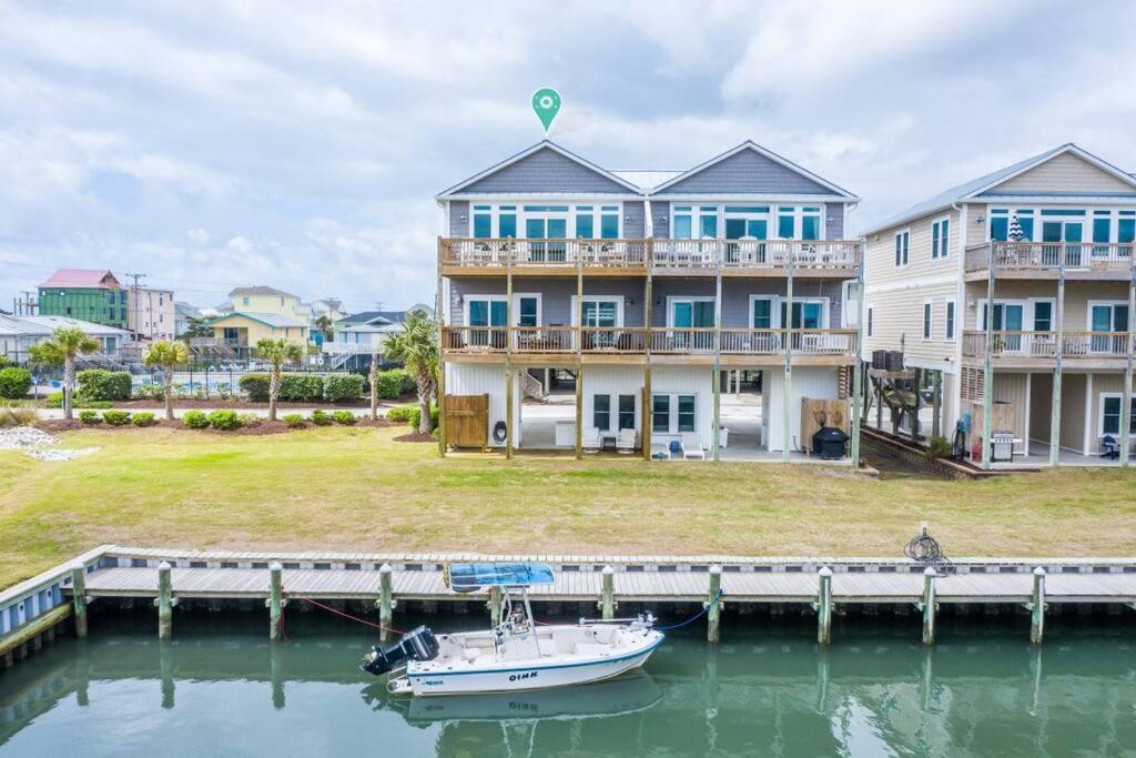 Waterfront*Steps To Beach*Boat Launch*Kayaks*Pools Villa Topsail Beach Exterior photo