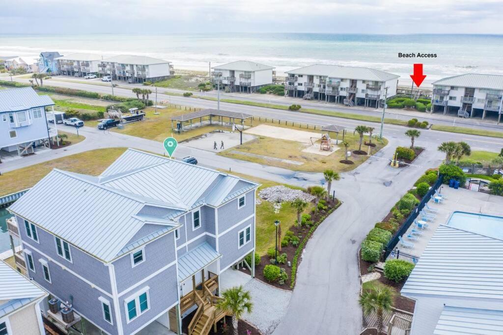 Waterfront*Steps To Beach*Boat Launch*Kayaks*Pools Villa Topsail Beach Exterior photo